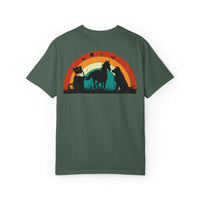 Rainbow Animal Scene Unisex T-Shirt - Nature Lover's Gift
