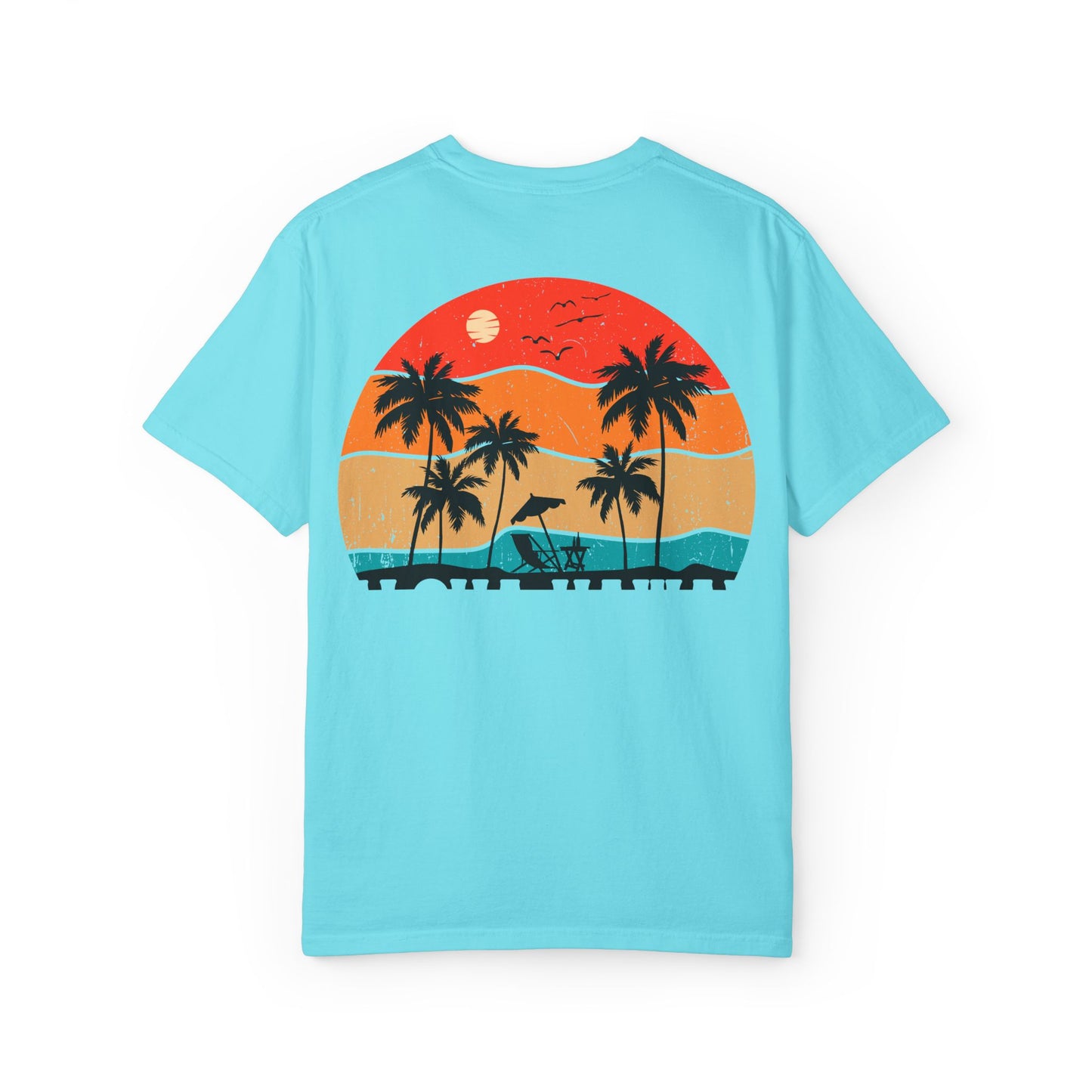 Sunset Vibe Unisex T-Shirt - Tropical Paradise Design