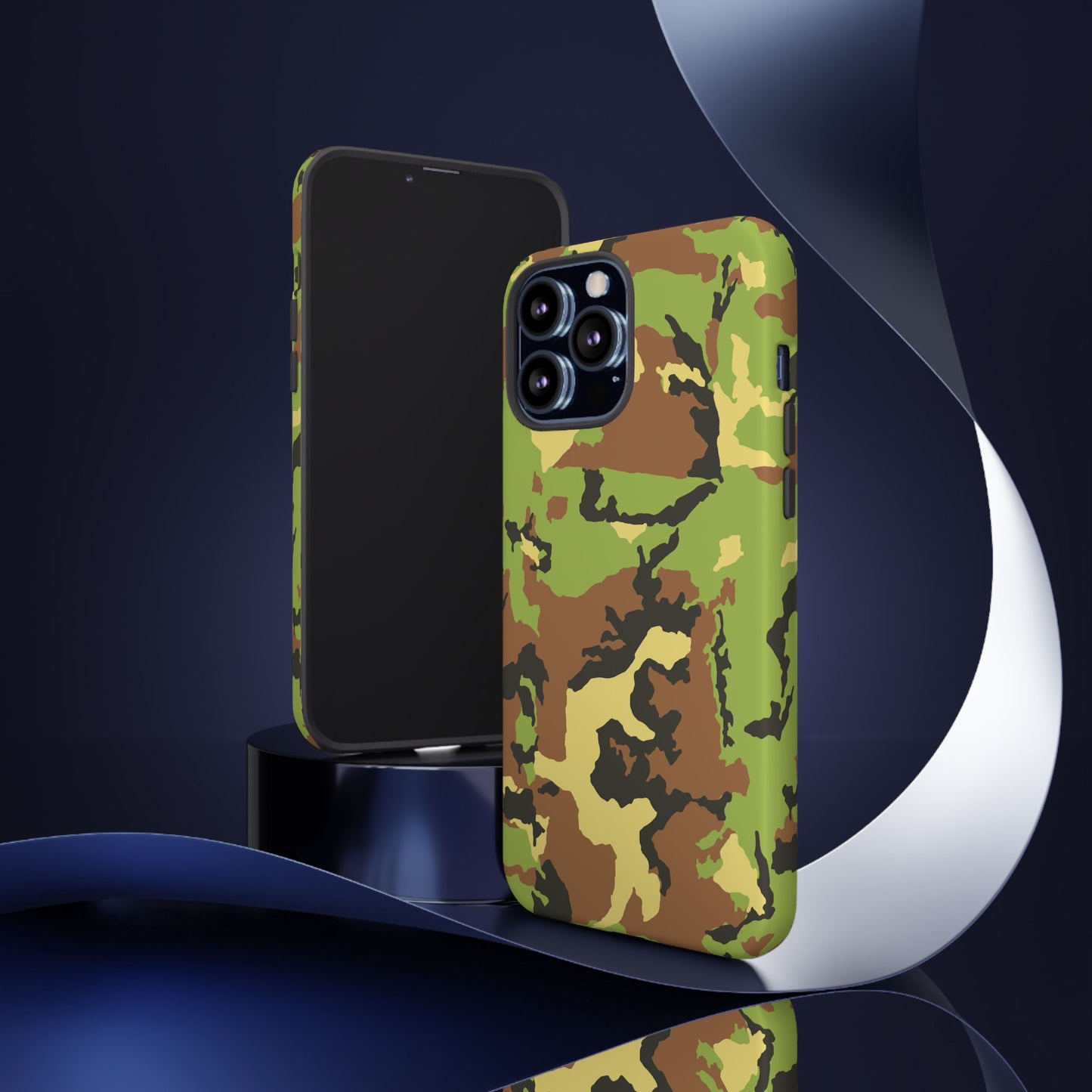 Camo Tough Phone Case - Durable Military Style Cover for Adventure Lovers