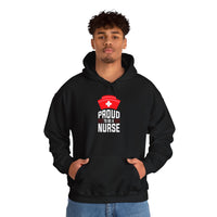 Nurse Life Hoodie - Unisex Heavy Blend™ Sweatshirt with Red Cross Design