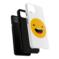 Happy Face Tough Phone Case - Durable Protection with Smile Design