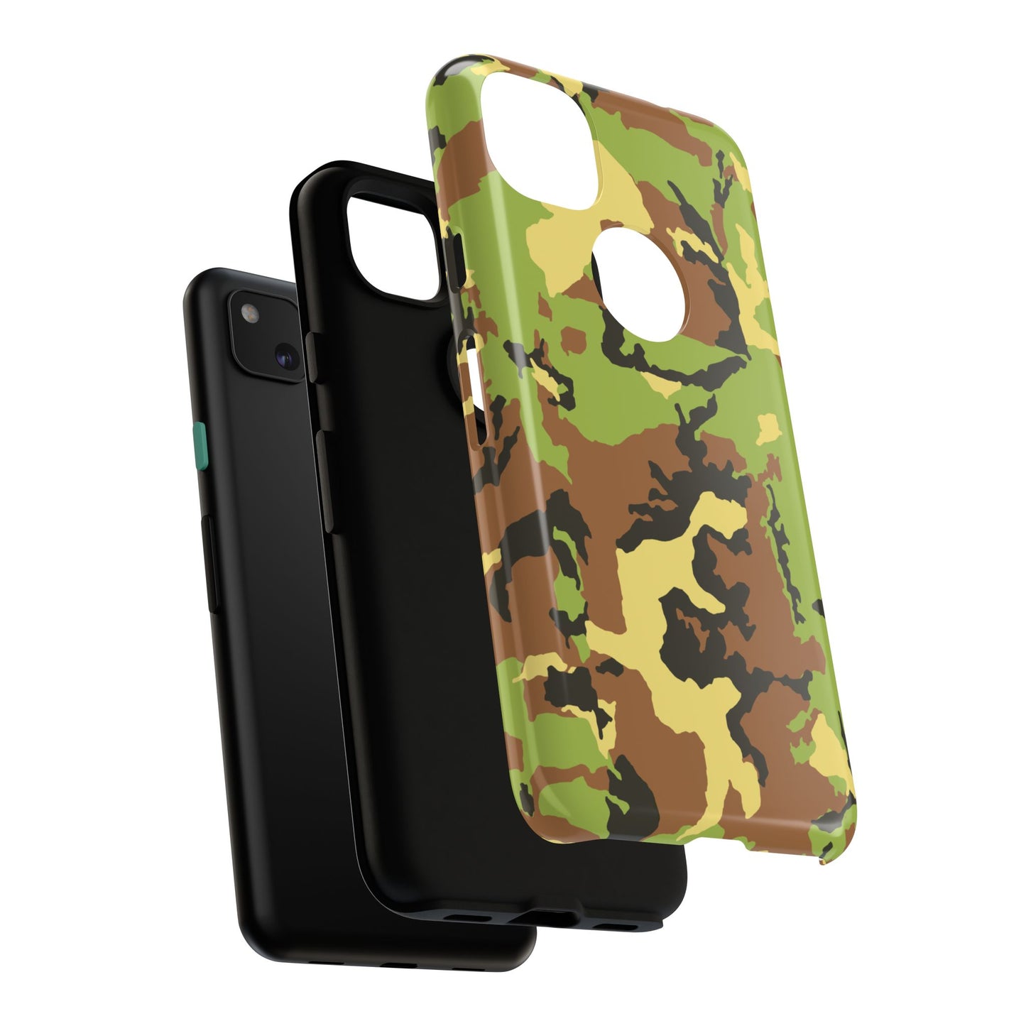 Camo Tough Phone Case - Durable Military Style Cover for Adventure Lovers