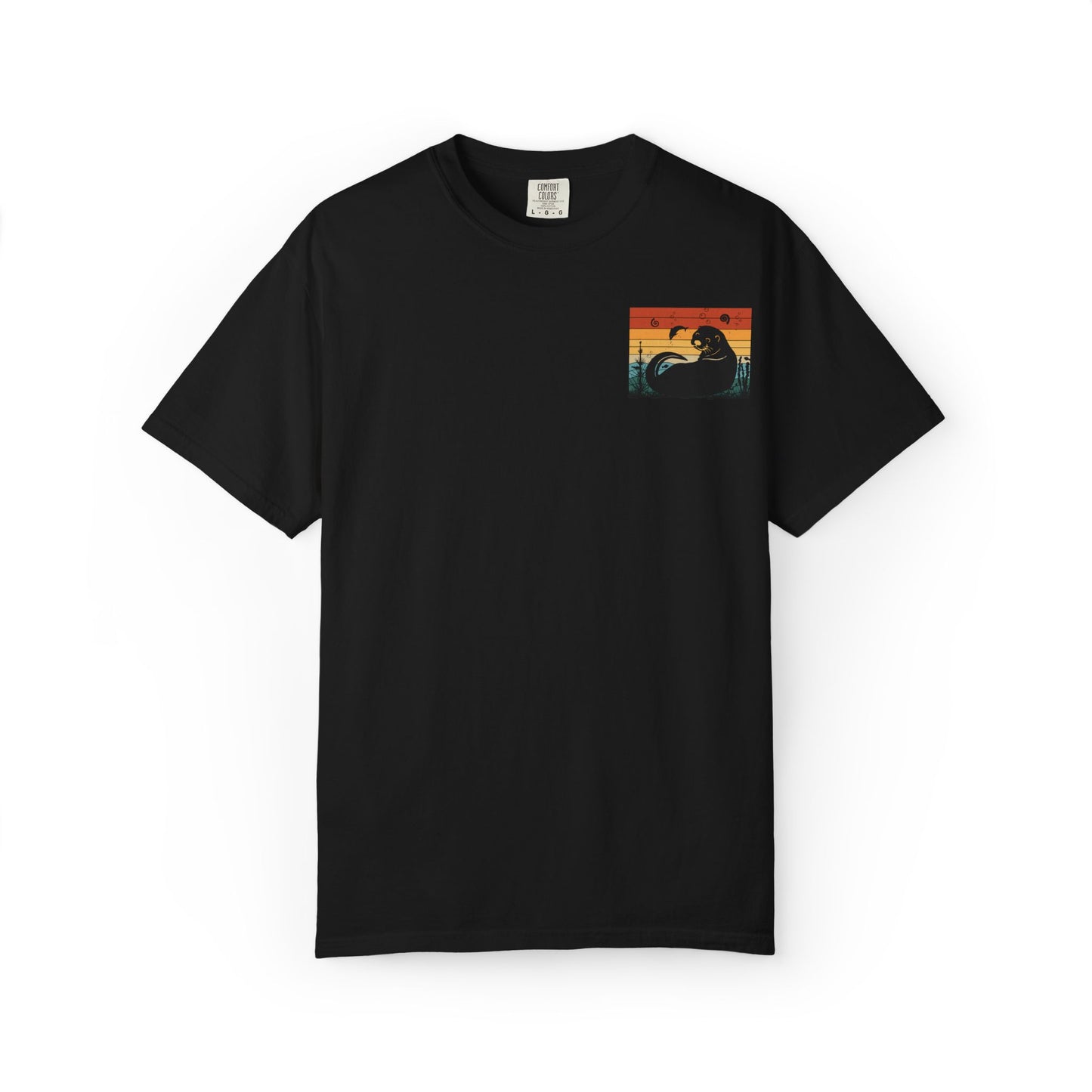 Retro Otter Graphic Unisex T-Shirt – Perfect for Animal Lovers