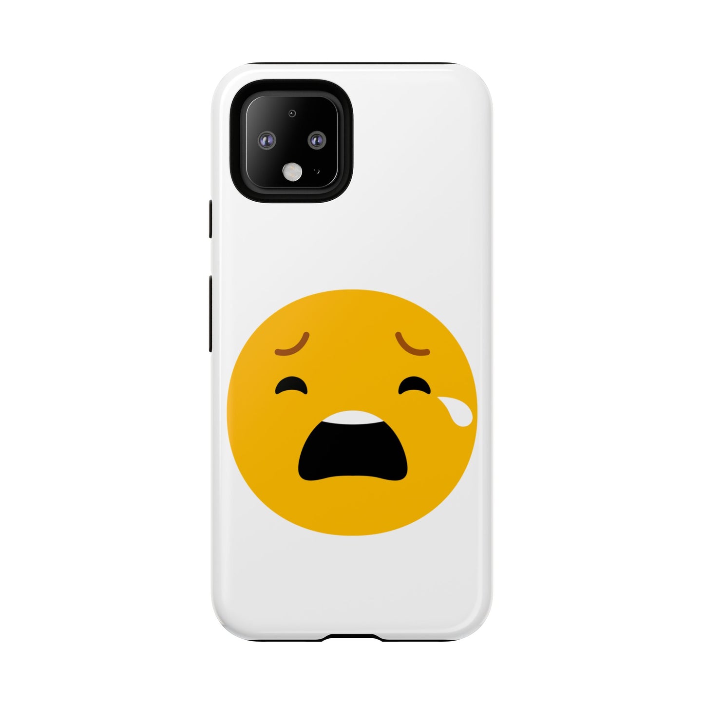 Emotional Tough Case – Sad Emoji Phone Case for Supportive Gifts