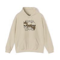 Skull Print Hoodie - Unisex Sweatshirt