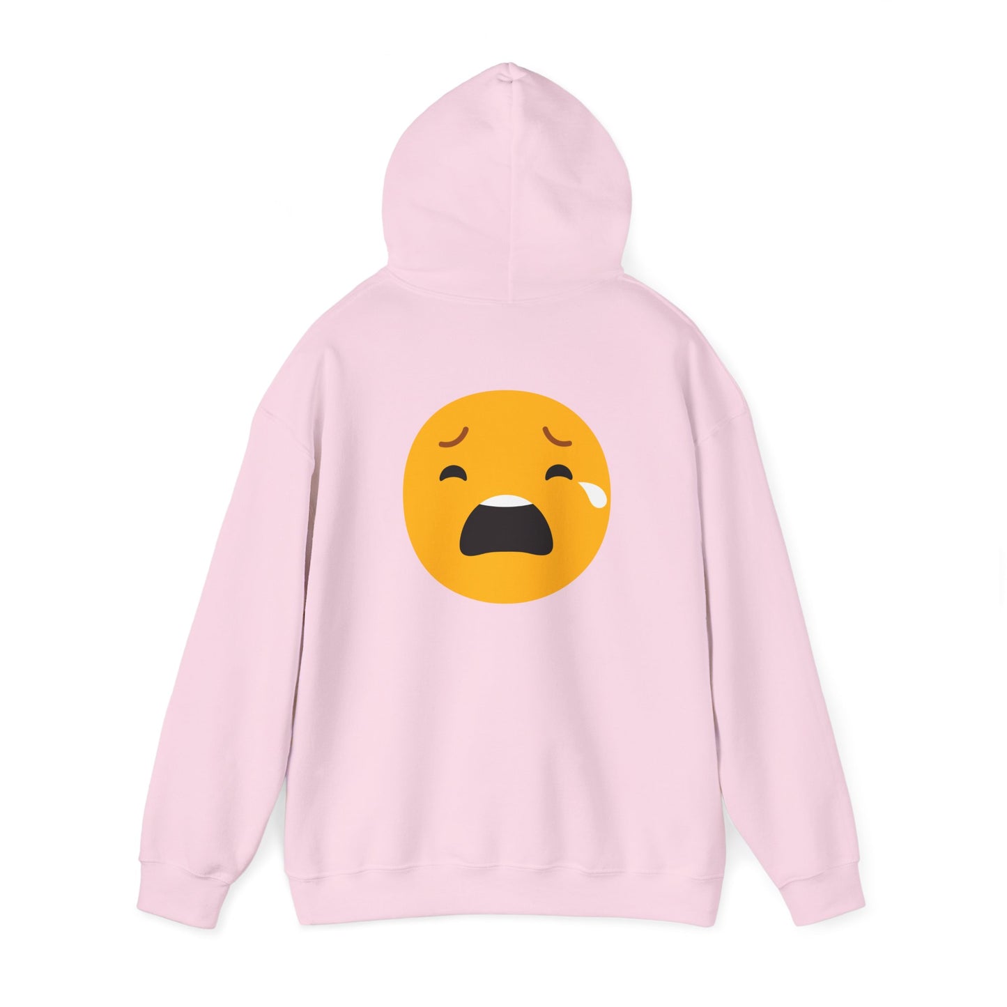 Unisex Heavy Blend™ Sad Emoji Hoodie - Cozy & Expressive Sweatshirt