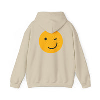 Smiley Face Unisex Hooded Sweatshirt - Fun and Cozy