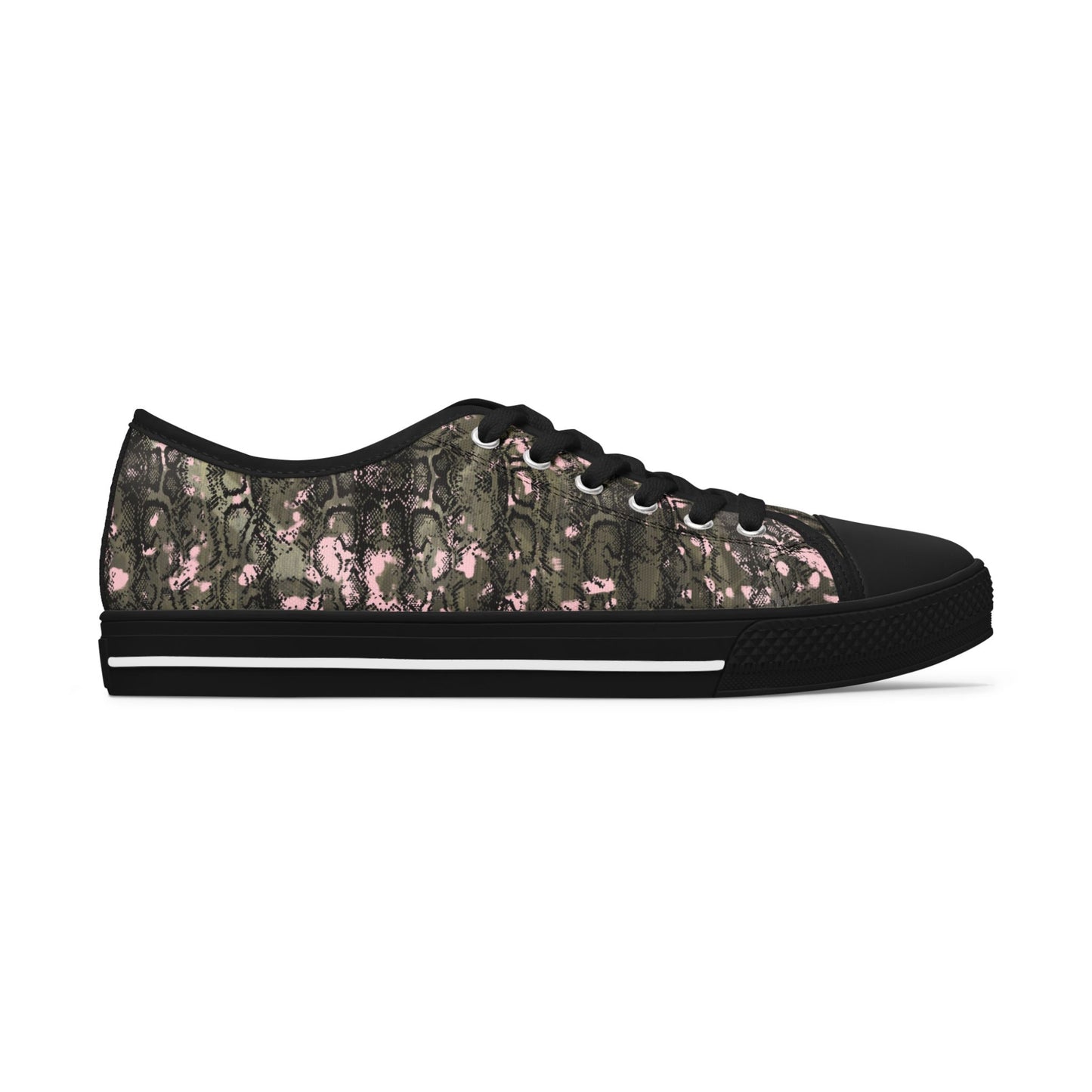 Stylish Floral Low Top Sneakers for Women - Trendy Casual Footwear