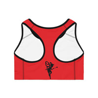 Red Fantasy Fairy Sports Bra – Stylish and Comfortable Activewear