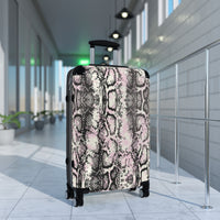 Stylish Python Print Suitcase – Trendy Travel Luggage for Adventure Seekers