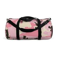 Pink Camo Duffel Bag - Stylish Travel Companion for Gym & Weekend Getaways