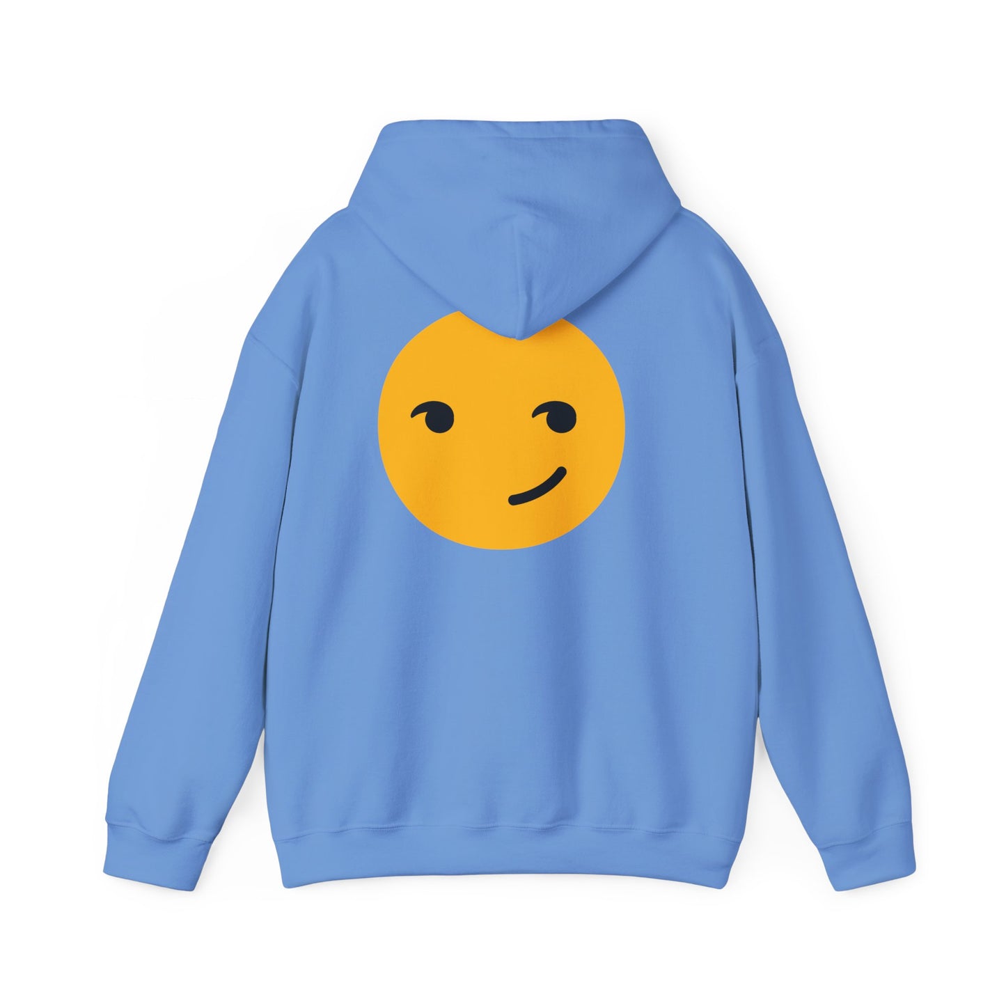 Smiley Face Unisex Heavy Blend Hooded Sweatshirt – Cozy & Playful Comfort for All Occasions