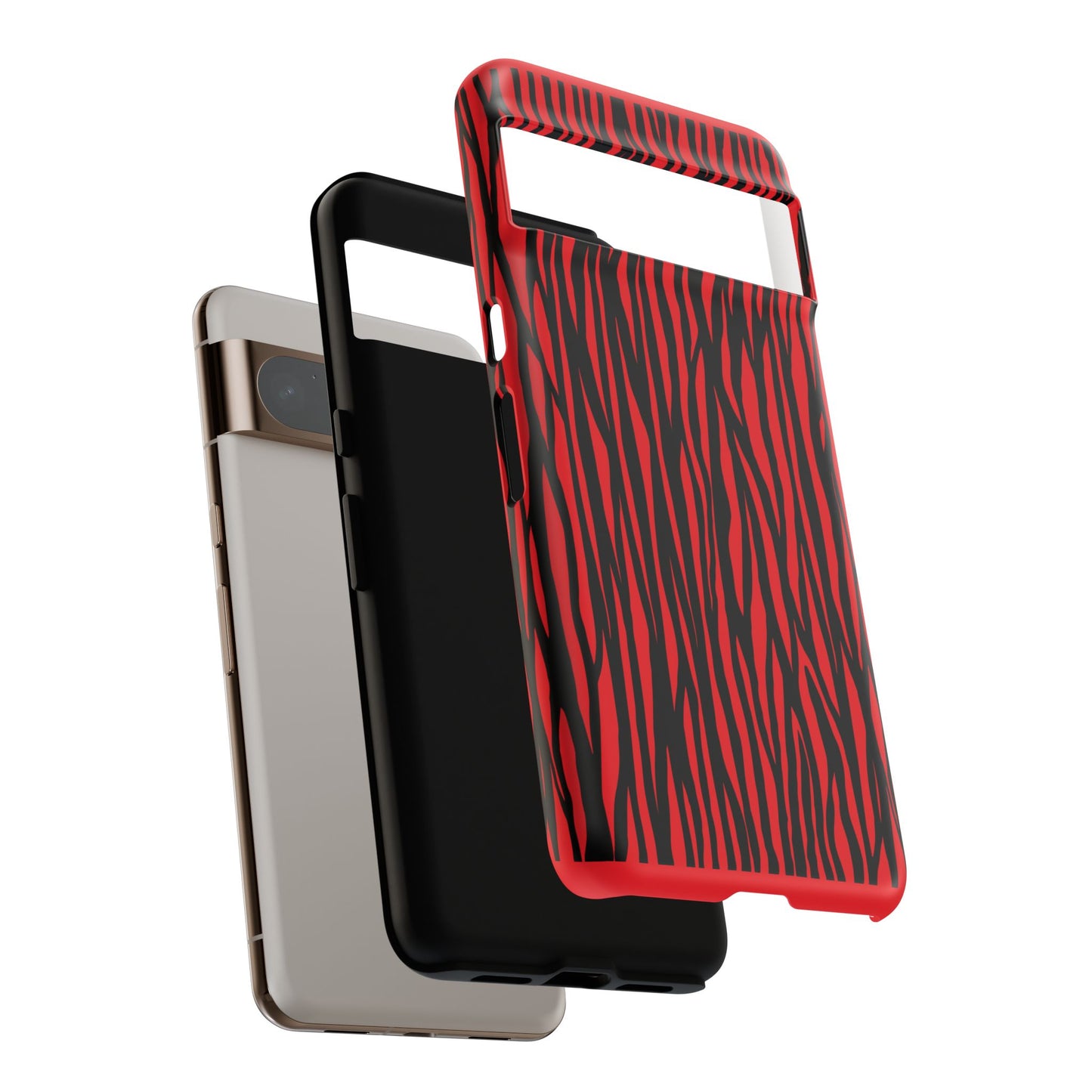 Bold Zebra Print Phone Case - Tough Protection for Trendsetters