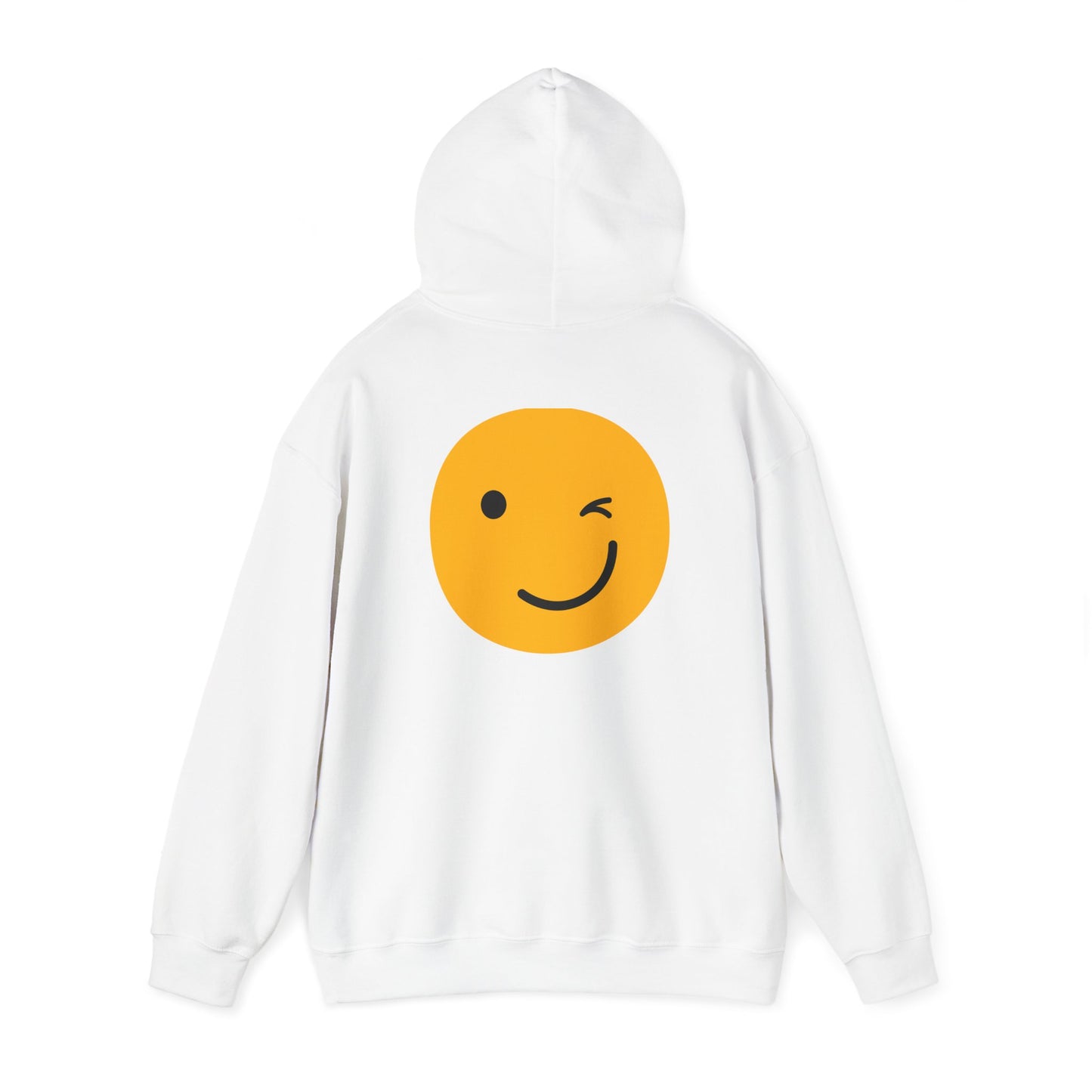 Smiley Face Unisex Hooded Sweatshirt - Fun and Cozy