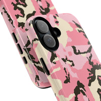 Stylish Pink Camouflage Phone Case – Tough Cases for Trendsetters