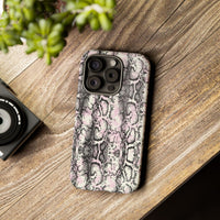 Stylish Snake Print Phone Case – Trendy Design, Tough Protection  Make a bold fashion statement while keeping your phone safe with this sleek and durable snake print case.