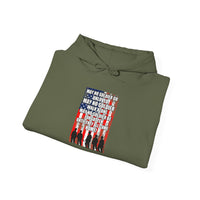 Patriotic Memorial Hoodie: Honor our Heroes, Unisex Sweatshirt for Veterans, Remembrance Day, Gift for Military Families,