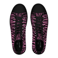 Pink Zebra Print High Top Sneakers for Women - Trendy and Stylish Footwear