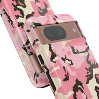 Stylish Pink Camouflage Phone Case – Tough Cases for Trendsetters