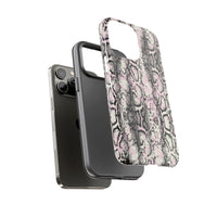 Stylish Snake Print Phone Case – Trendy Design, Tough Protection  Make a bold fashion statement while keeping your phone safe with this sleek and durable snake print case.