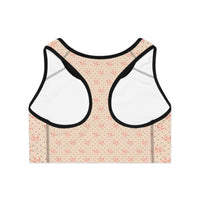 Floral Pattern Sports Bra - Comfortable & Stylish Activewear for Yoga, Fitness, and Everyday Wear