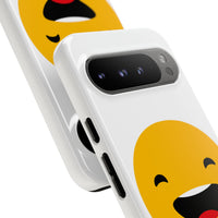 Happy Face Tough Phone Case - Durable Protection with Smile Design