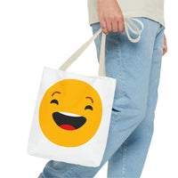Smiley Face Tote Bag - Fun & Cheerful Design for Everyday Use