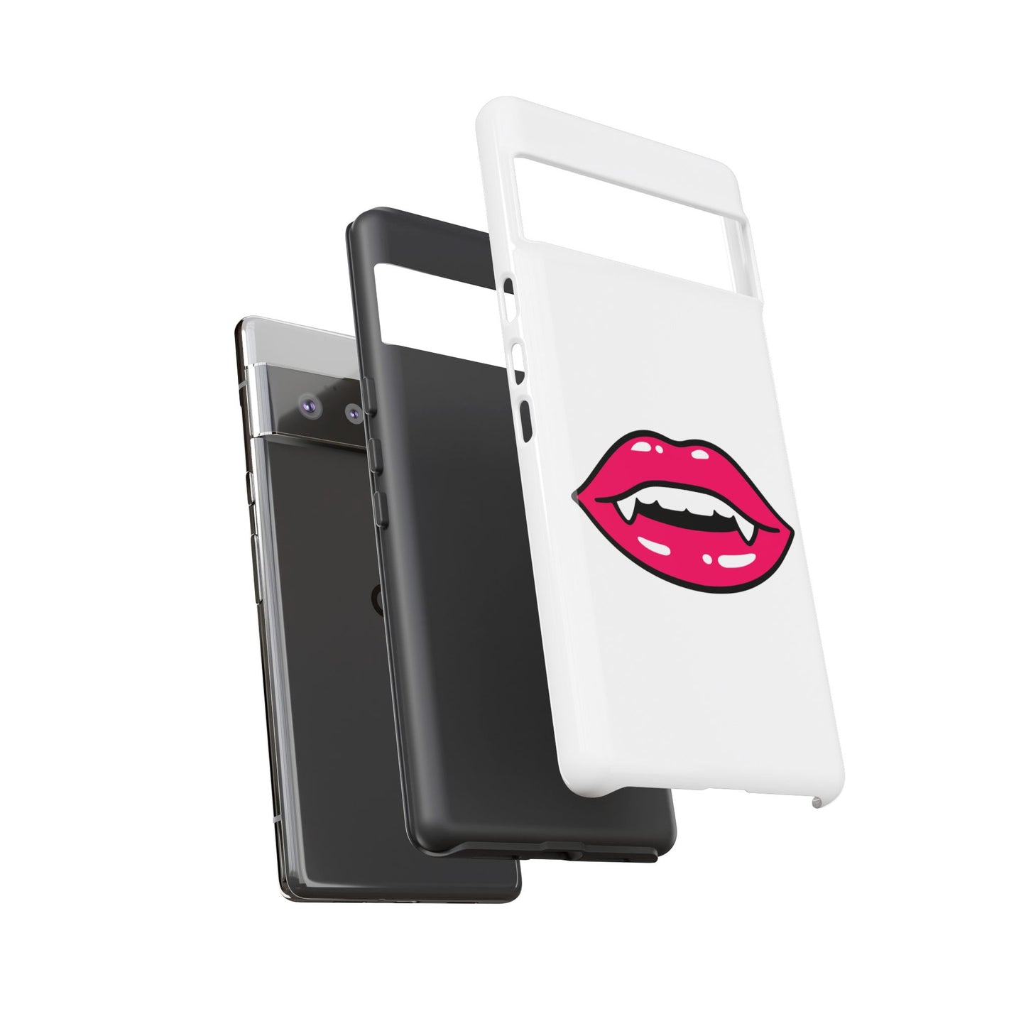 Vampire Mouth Phone Case - Tough Cases for Halloween, Gift for Spooky Lovers, Quirky Phone Accessories, Fun Tech Gear
