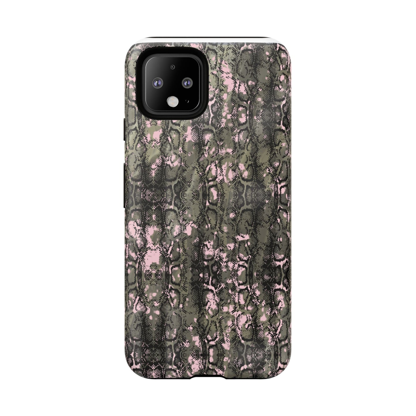 Camo Snake Pattern Phone Case – Rugged Protection Meets Bold Style  Turn heads while protecting your phone with this fierce camo snake pattern case—where urban edge meets outdoor grit.