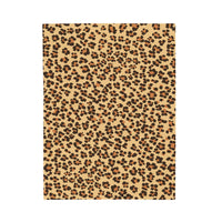 Cozy Leopard Print Velveteen Blanket for Snuggling and Home Decor