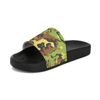 Stylish Camouflage Women's Slide Sandals - Trendy Summer Footwear