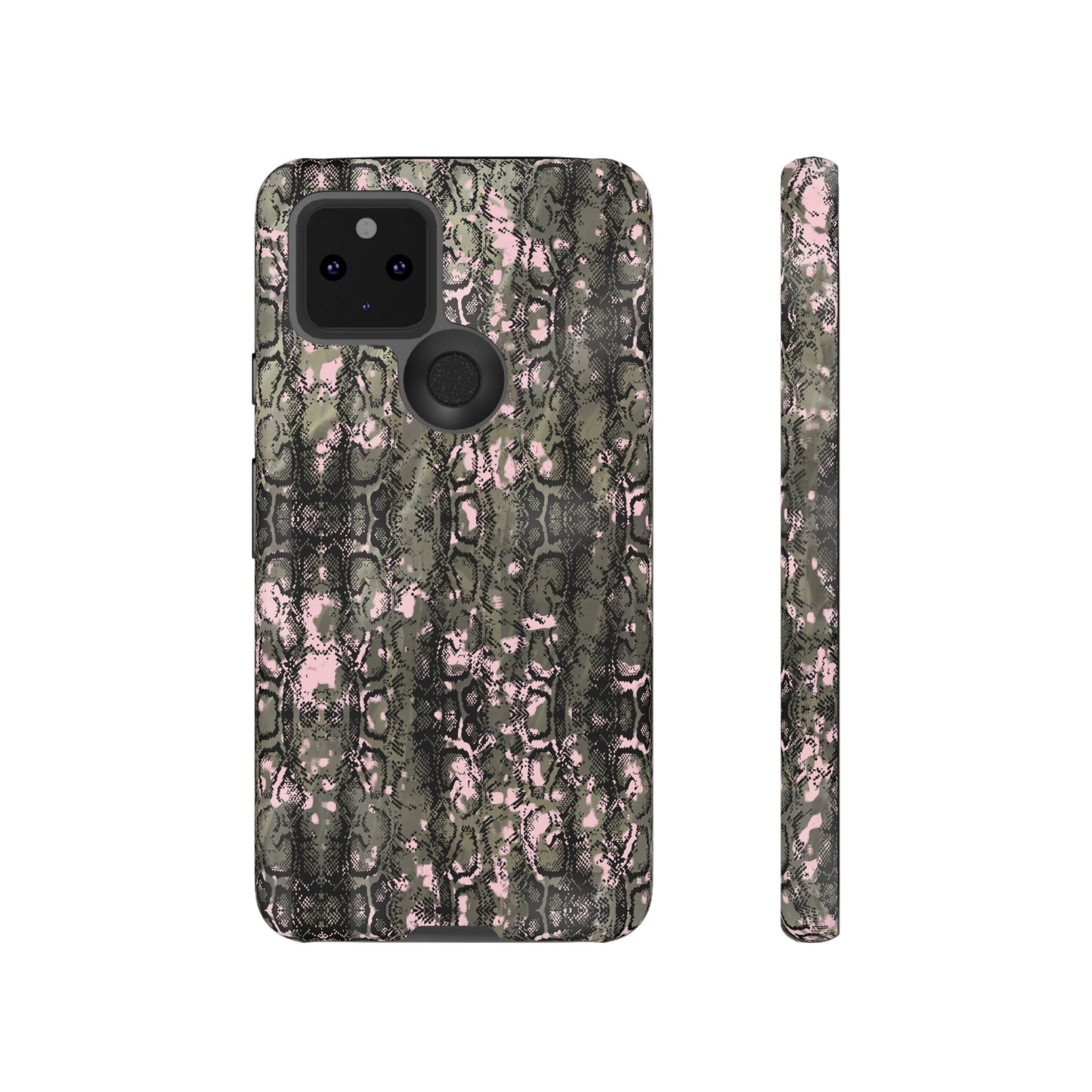 Camo Snake Pattern Phone Case – Rugged Protection Meets Bold Style  Turn heads while protecting your phone with this fierce camo snake pattern case—where urban edge meets outdoor grit.