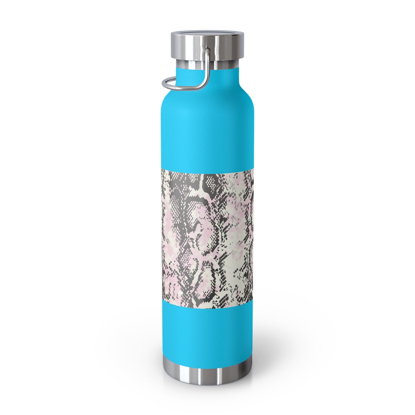 Trendy Snakeskin Insulated Water Bottle - 22oz - Perfect for Travel & Outdoor Adventures