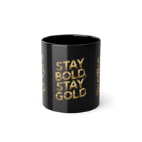 Black Coffee Cup, 11oz