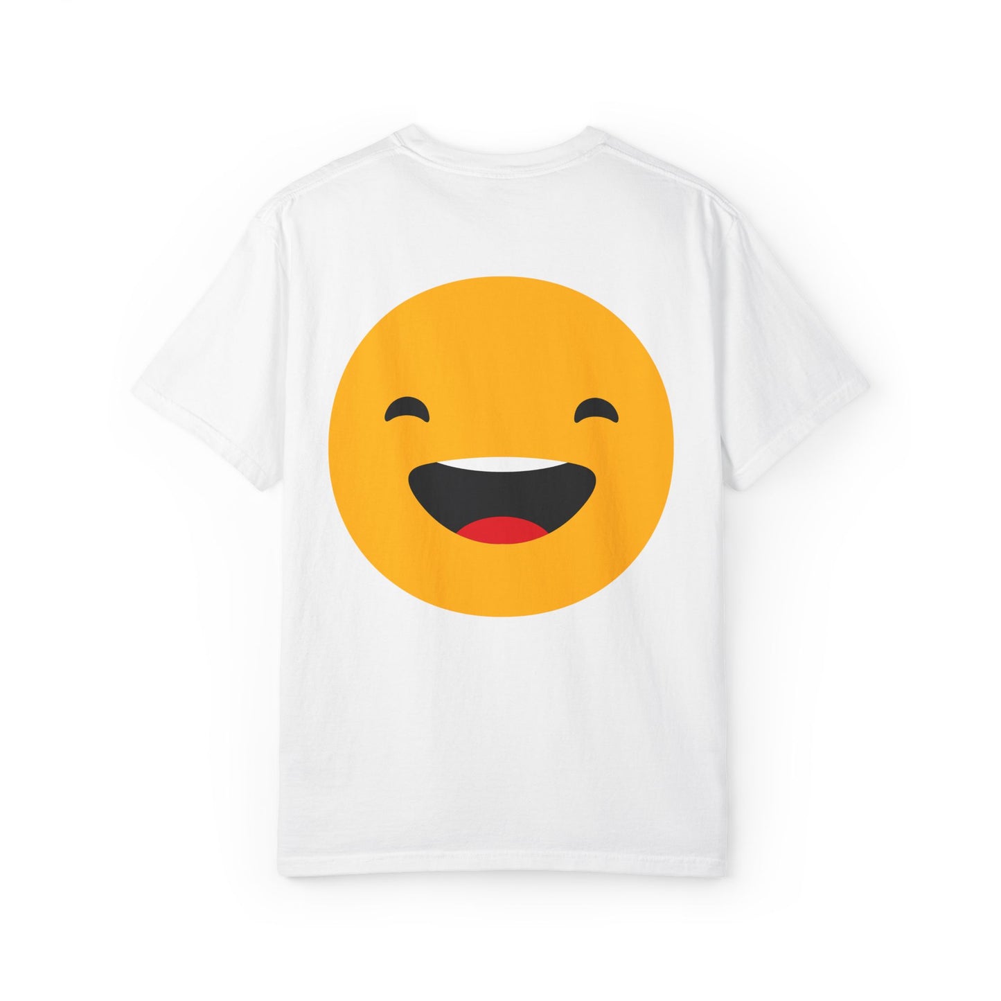 Smiley Face Unisex Garment-Dyed T-Shirt - Fun and Comfortable Casual Wear