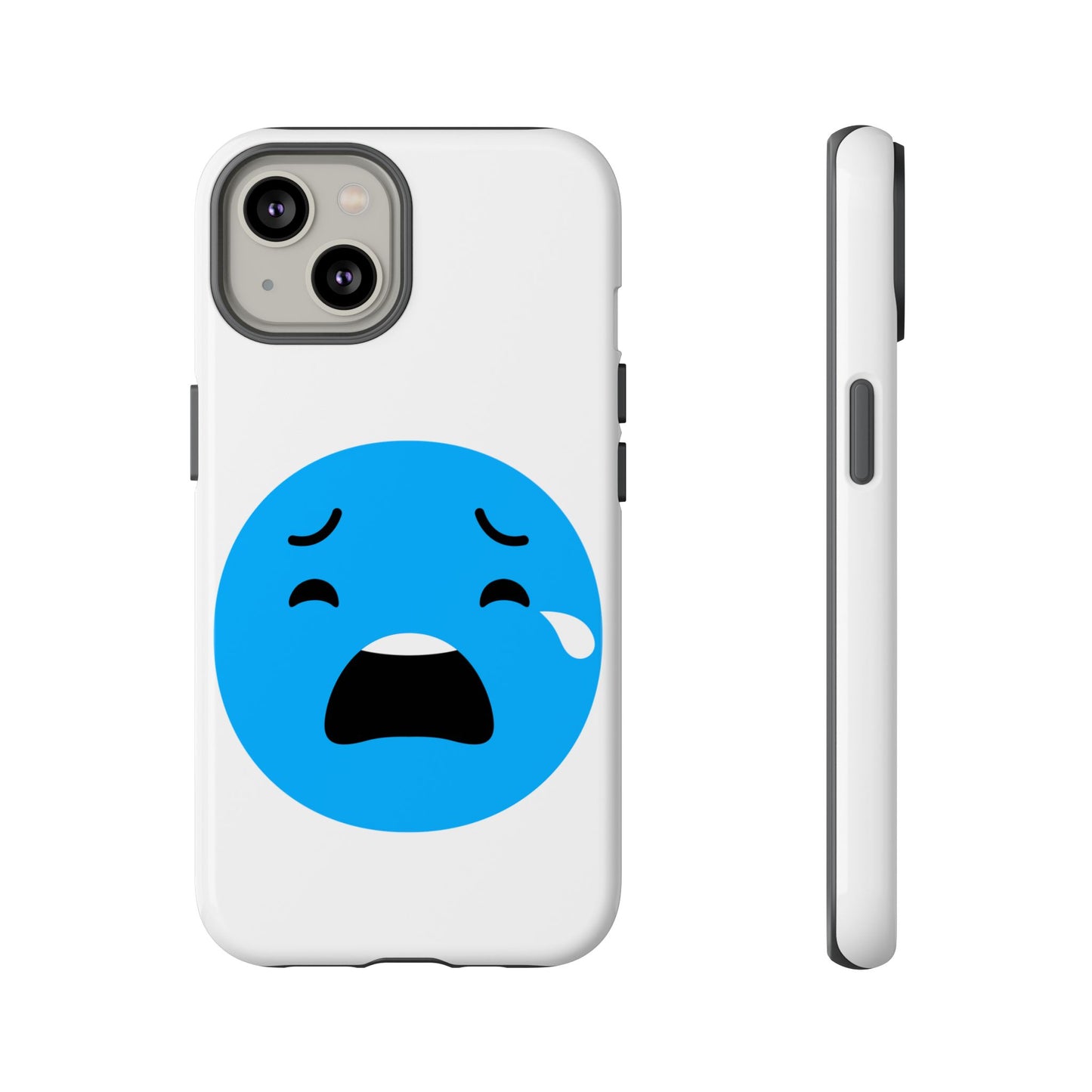 Funny Sad Face Phone Case - Tough and Stylish