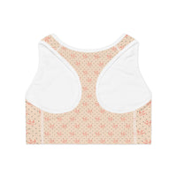 Floral Pattern Sports Bra - Comfortable & Stylish Activewear for Yoga, Fitness, and Everyday Wear