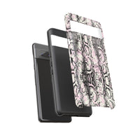 Stylish Snake Print Phone Case – Trendy Design, Tough Protection  Make a bold fashion statement while keeping your phone safe with this sleek and durable snake print case.
