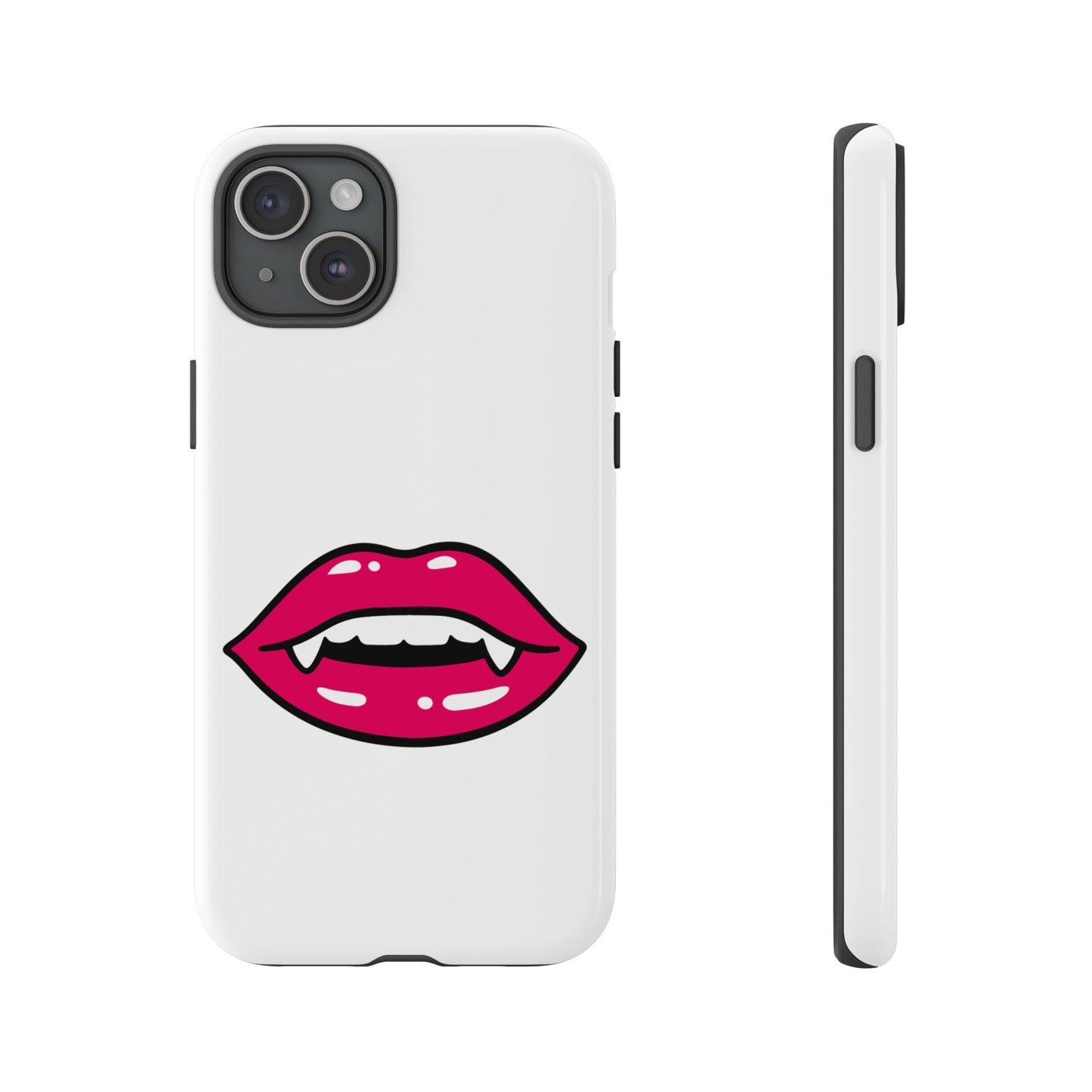 Vampire Mouth Phone Case - Tough Cases for Halloween, Gift for Spooky Lovers, Quirky Phone Accessories, Fun Tech Gear
