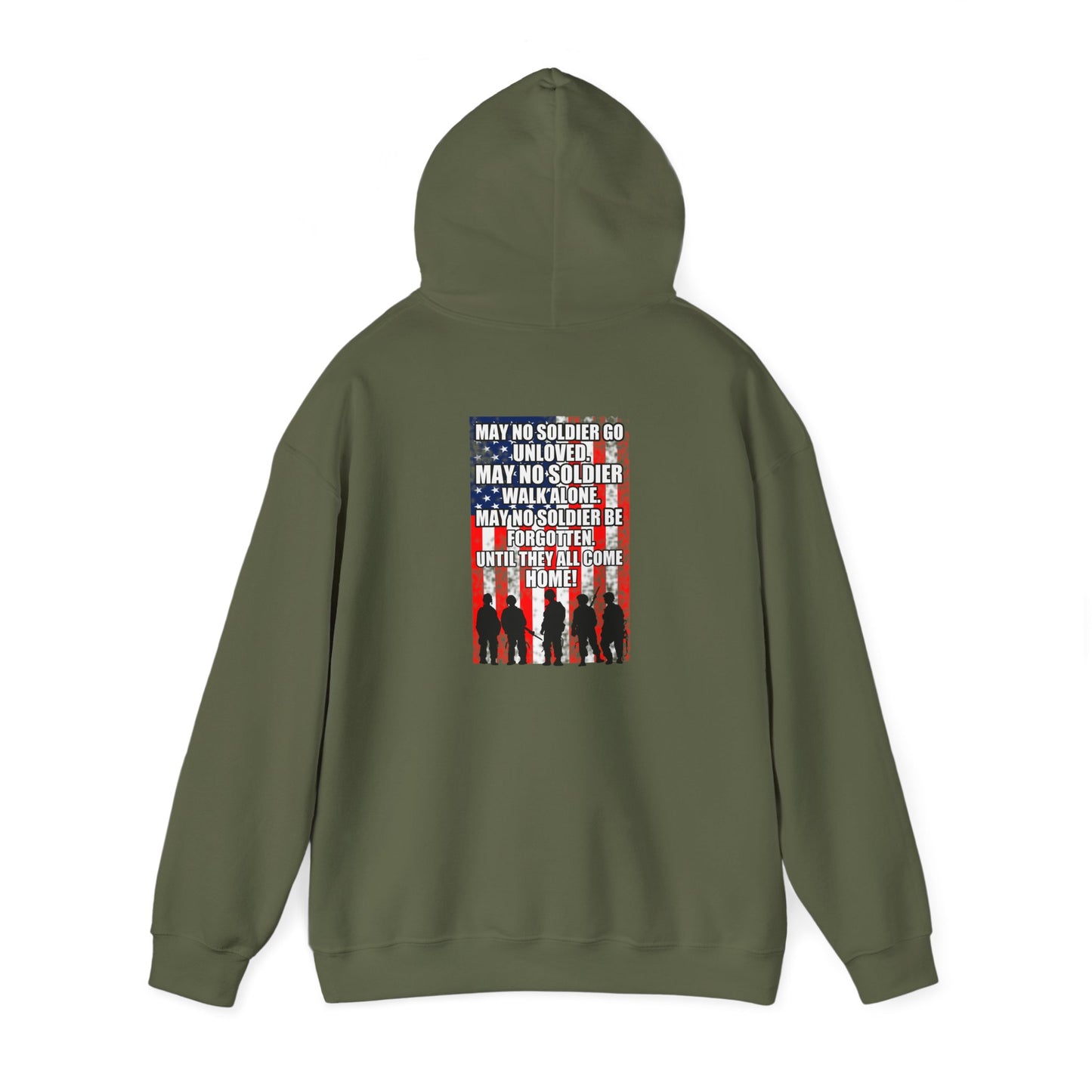 Patriotic Memorial Hoodie: Honor our Heroes, Unisex Sweatshirt for Veterans, Remembrance Day, Gift for Military Families,