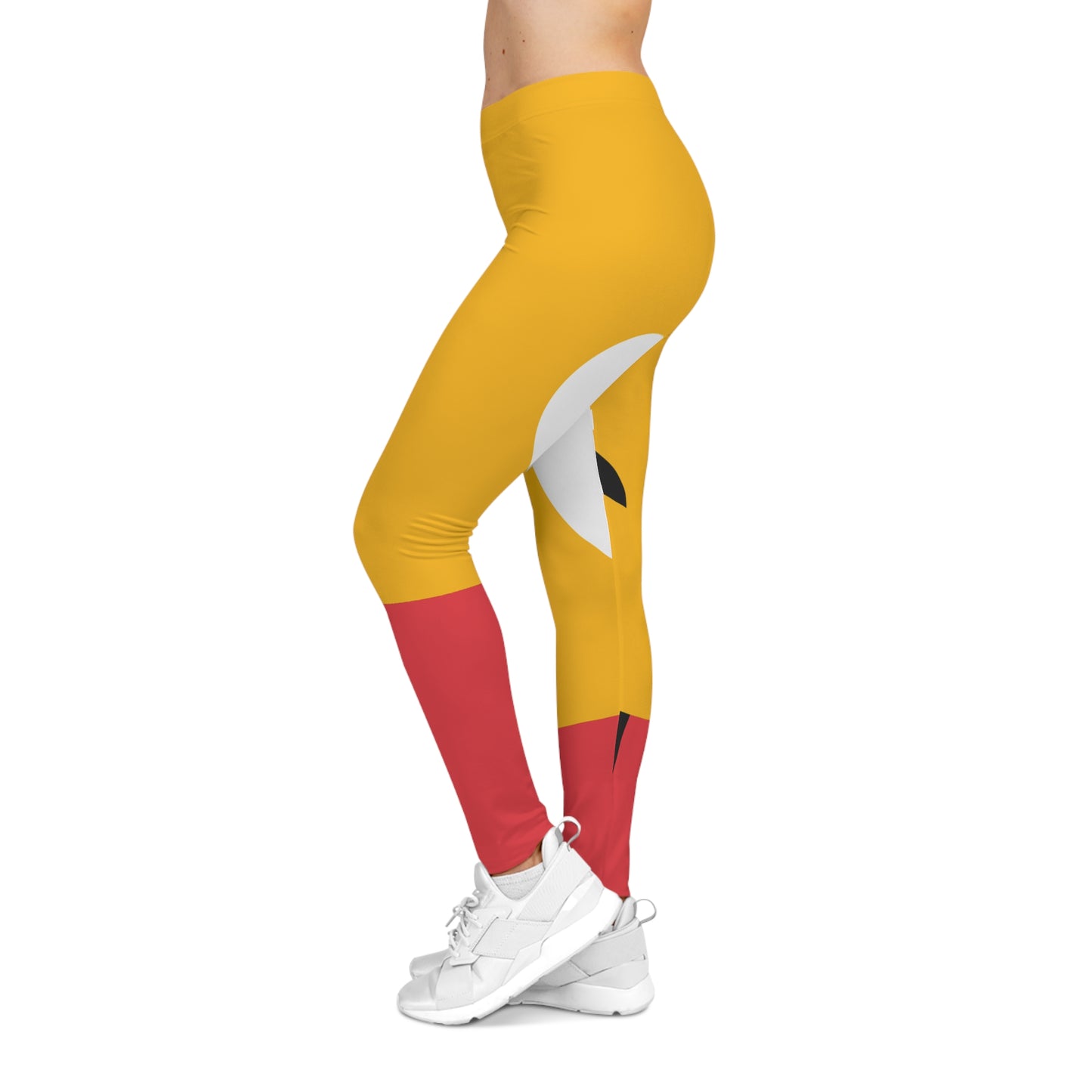 Colorful Women’s Casual Leggings - Fun Pattern for Everyday Comfort
