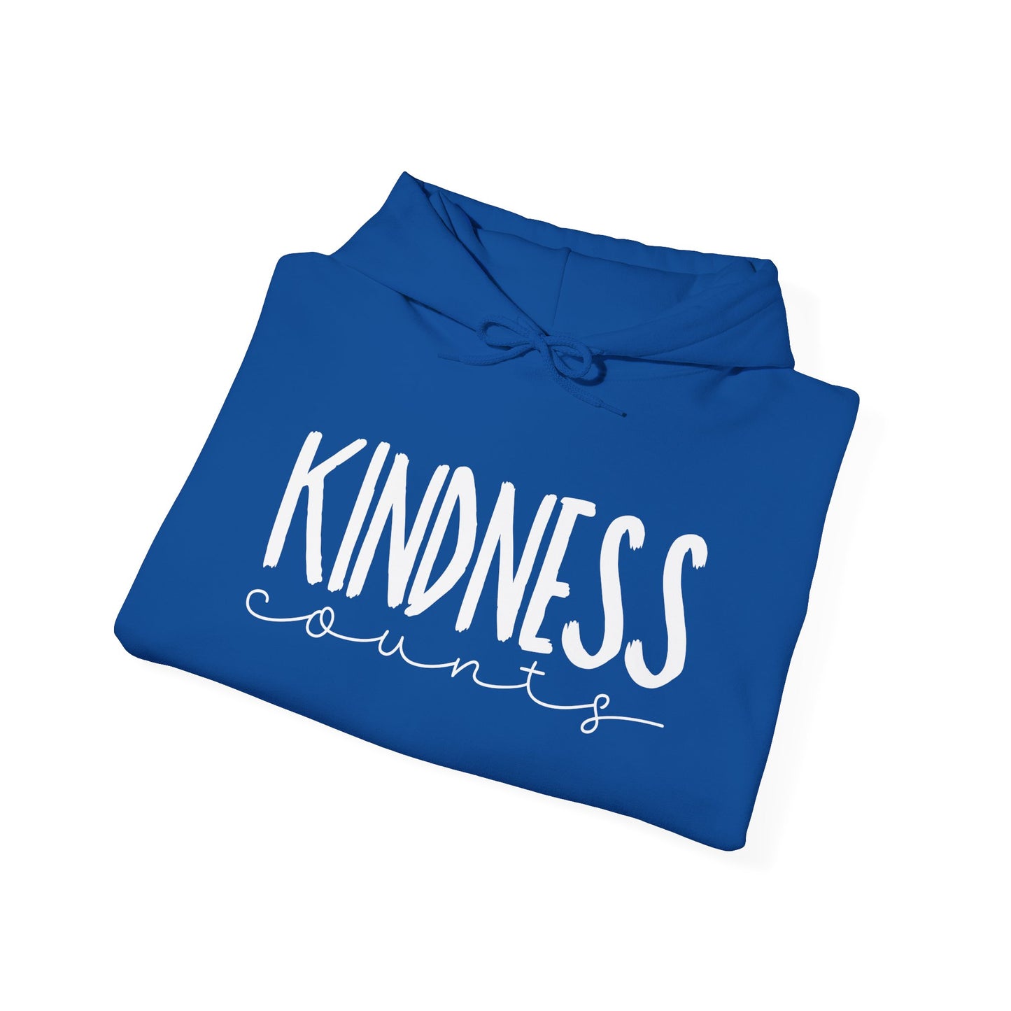 Motivational Hooded Sweatshirt - "Kindness" - Gifts for Fitness Enthusiasts, Cozy Casual Wear, Inspirational