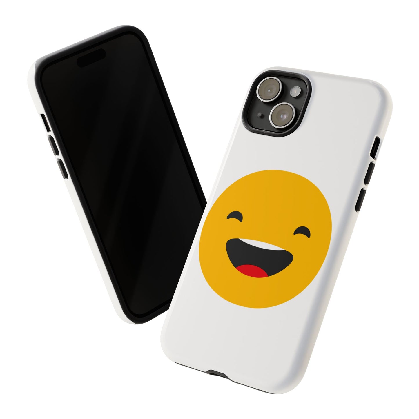 Happy Face Tough Phone Case - Durable Protection with Smile Design