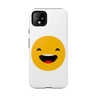 Happy Face Tough Phone Case - Durable Protection with Smile Design