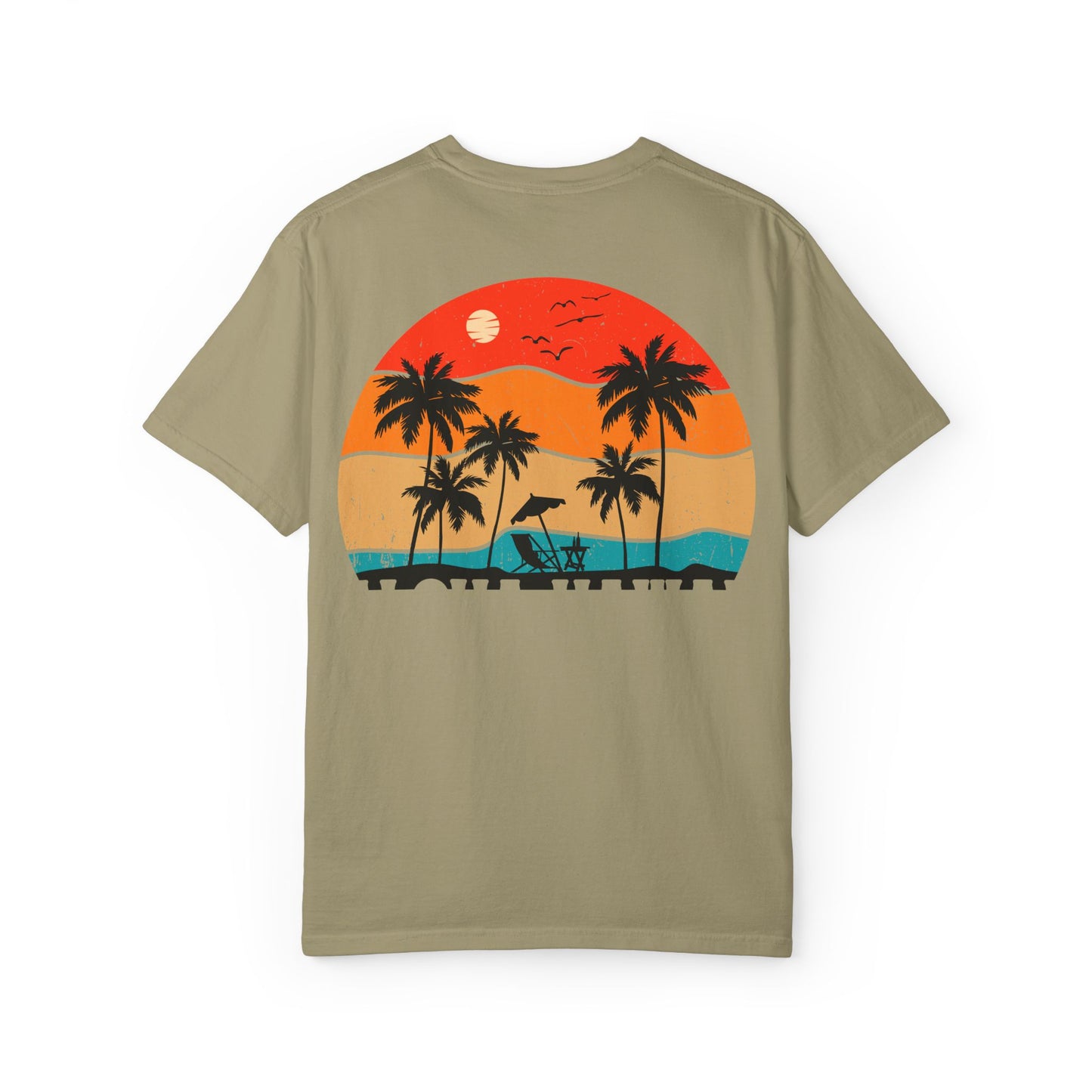 Sunset Vibe Unisex T-Shirt - Tropical Paradise Design