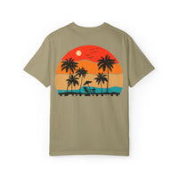 Sunset Vibe Unisex T-Shirt - Tropical Paradise Design