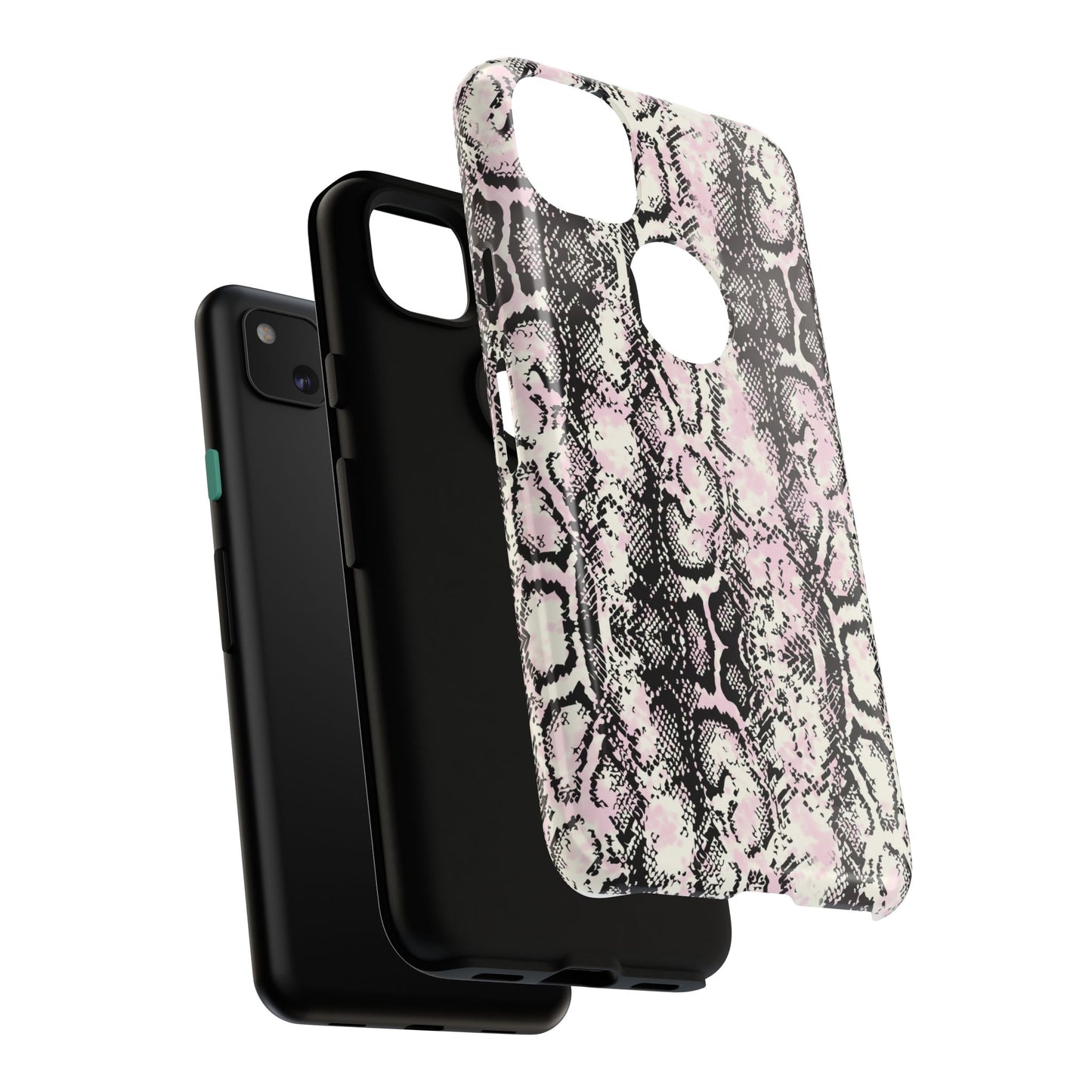 Stylish Snake Print Phone Case - Tough Protection for Trendsetters