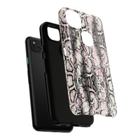 Stylish Snake Print Phone Case - Tough Protection for Trendsetters