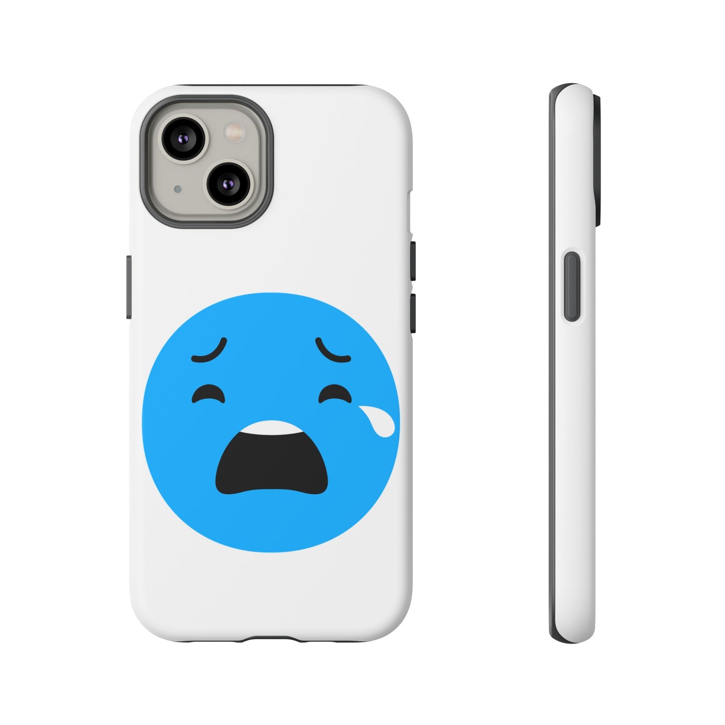 Funny Sad Face Phone Case - Tough and Stylish