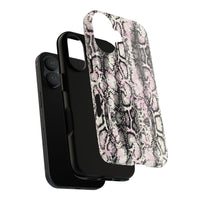 Stylish Snake Print Phone Case - Tough Protection for Trendsetters